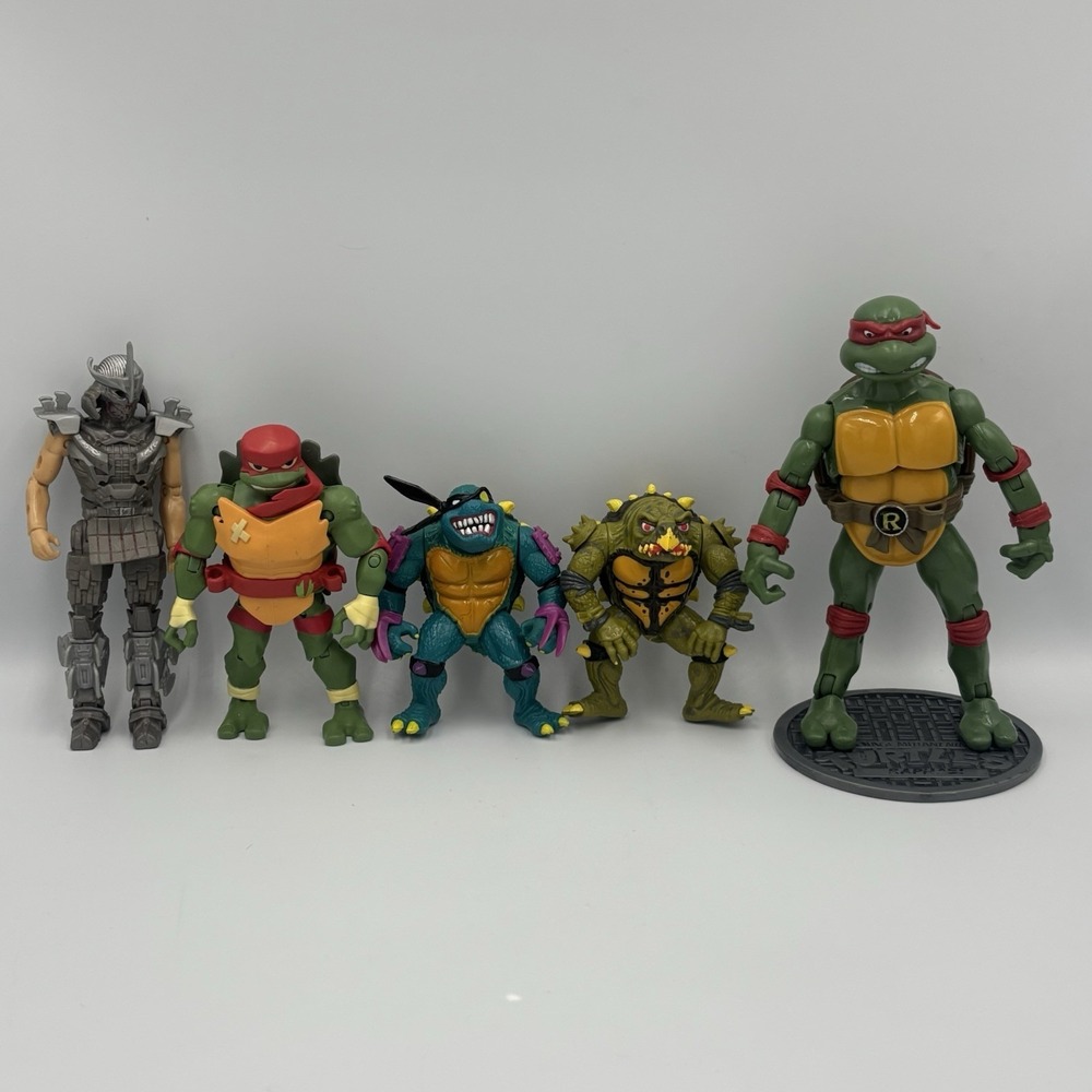 Teenage Mutant Ninja Turtle (TMNT) Action Figures/Toys Lot Of 5